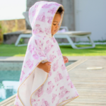 poncho de bain fille