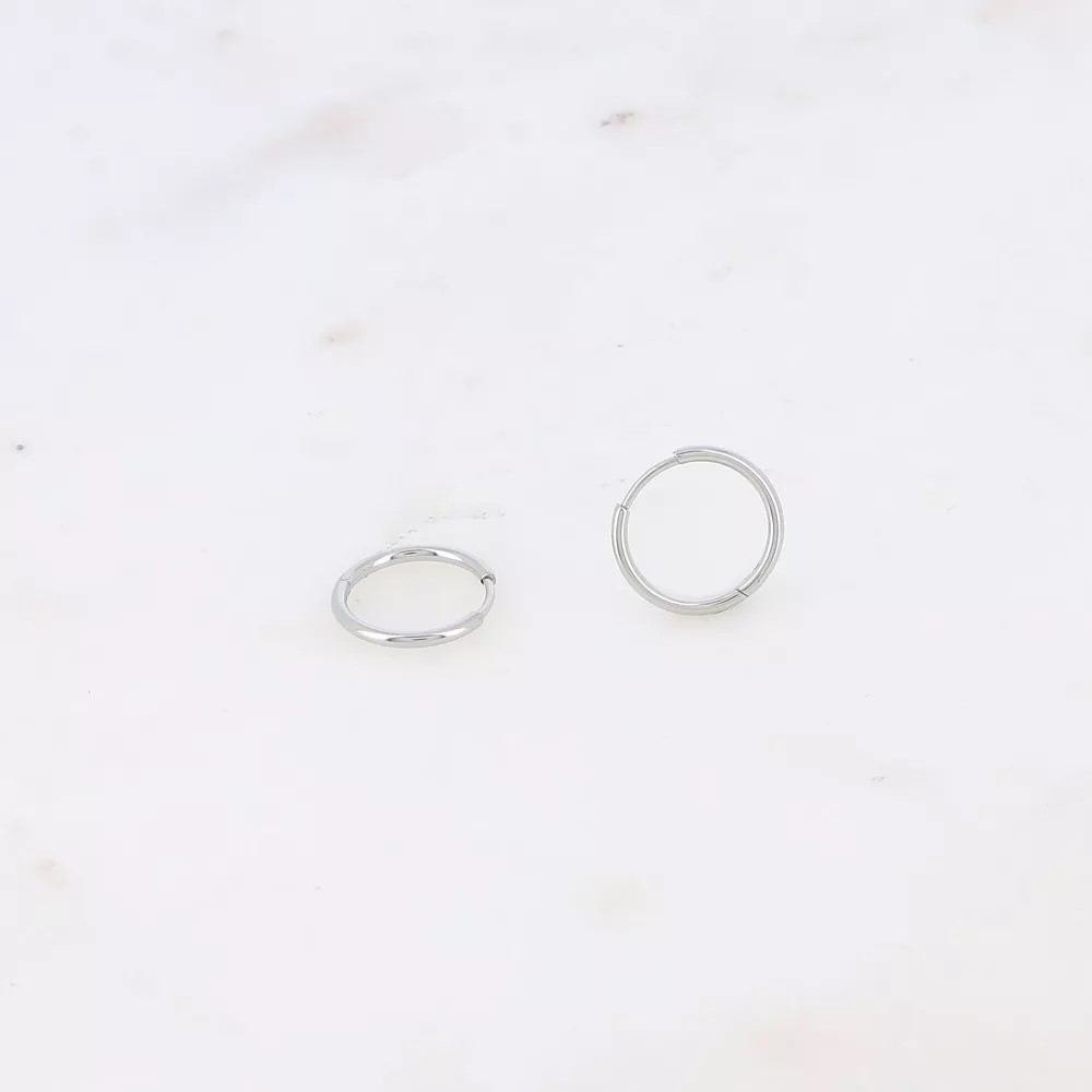 Mini créole argent 12,5mm