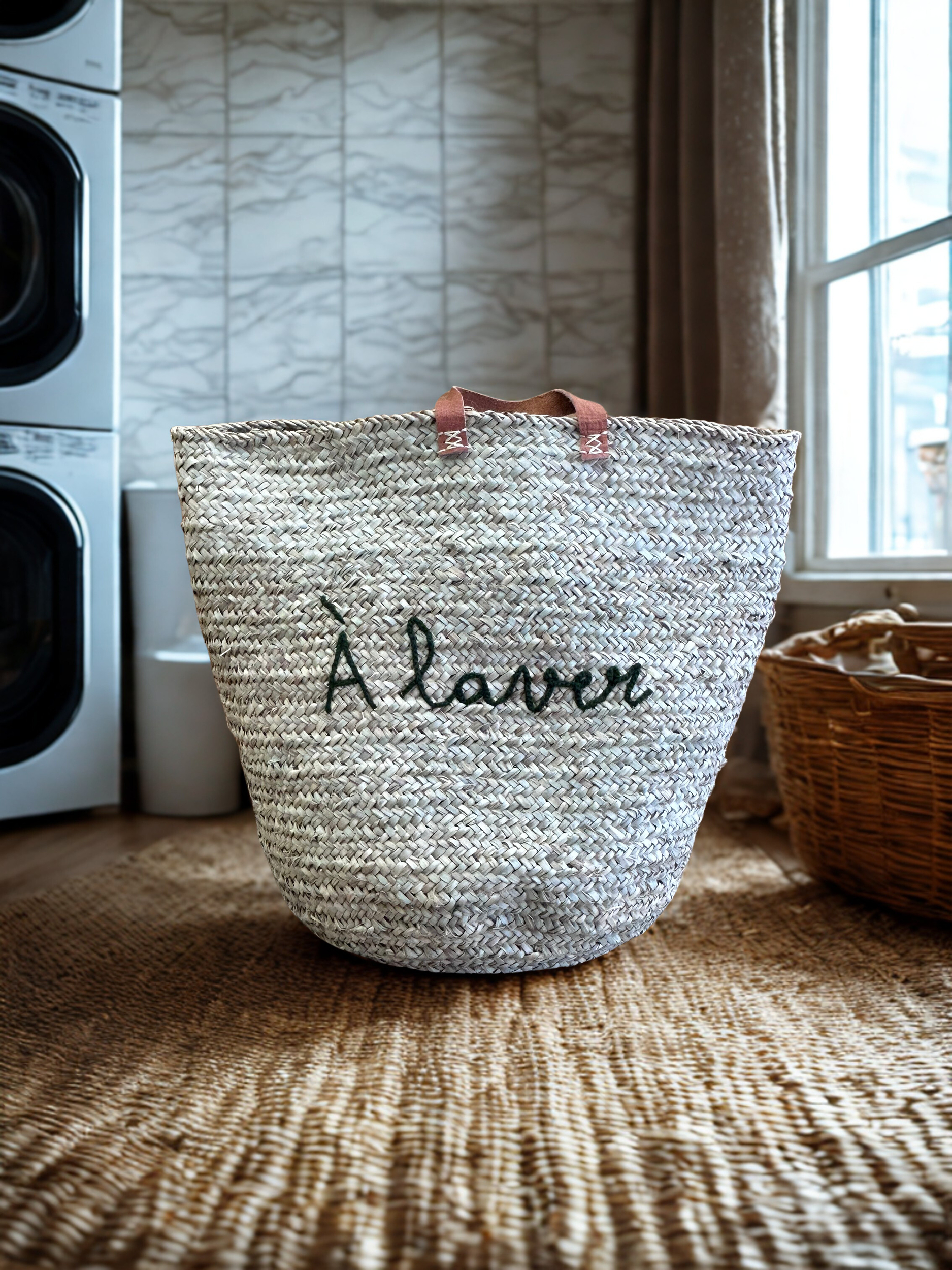panière à laver kaki 2