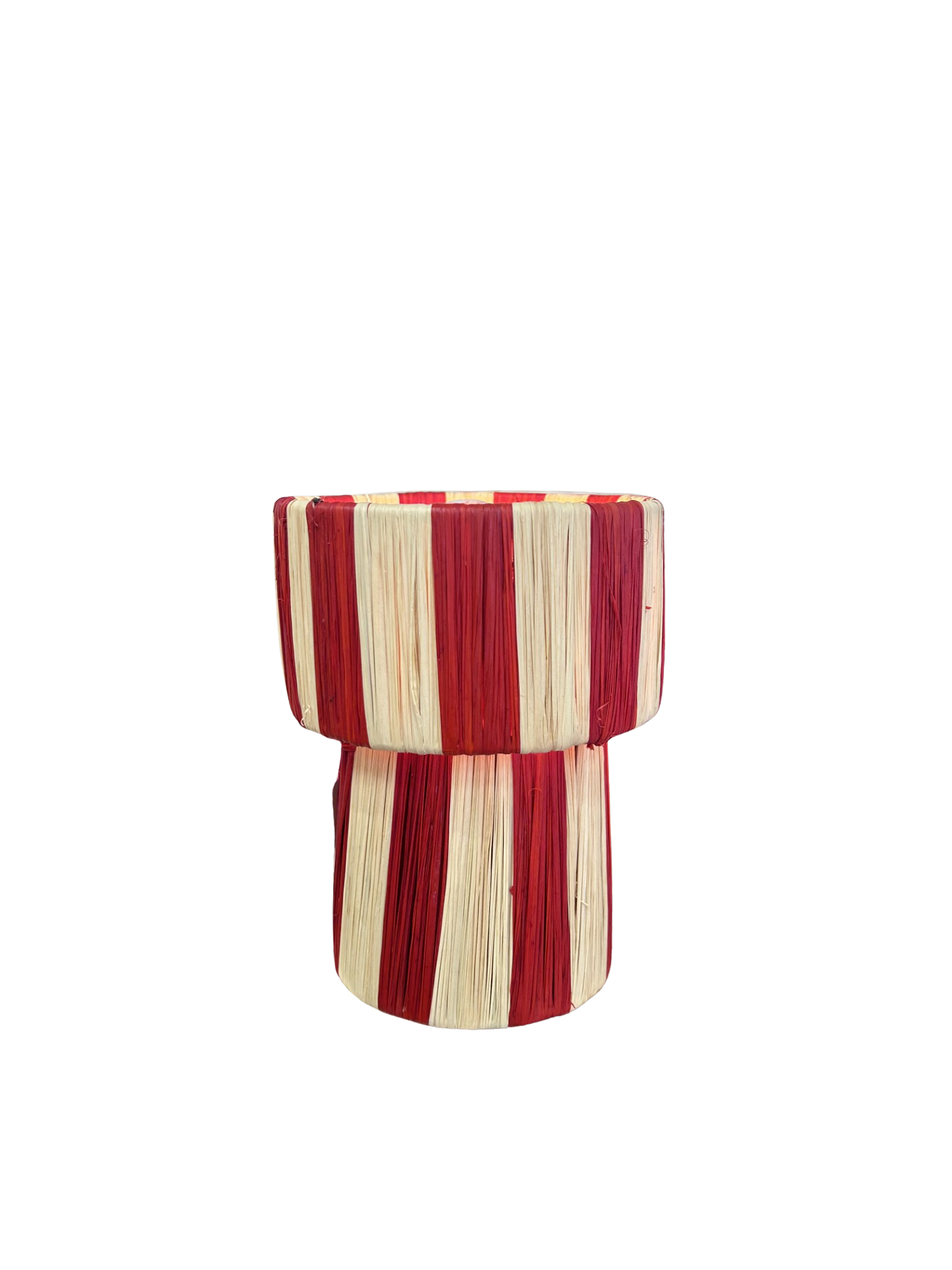 lampe rouge fond blanc
