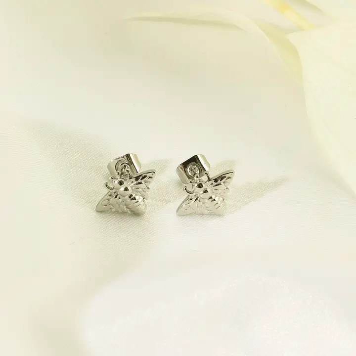 puce abeille argent