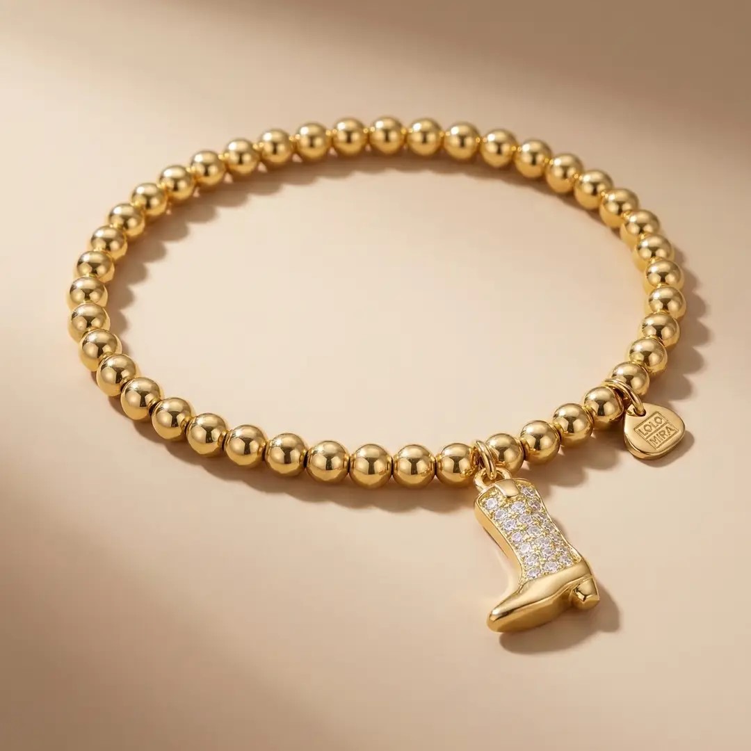 Bracelet doré cow girl