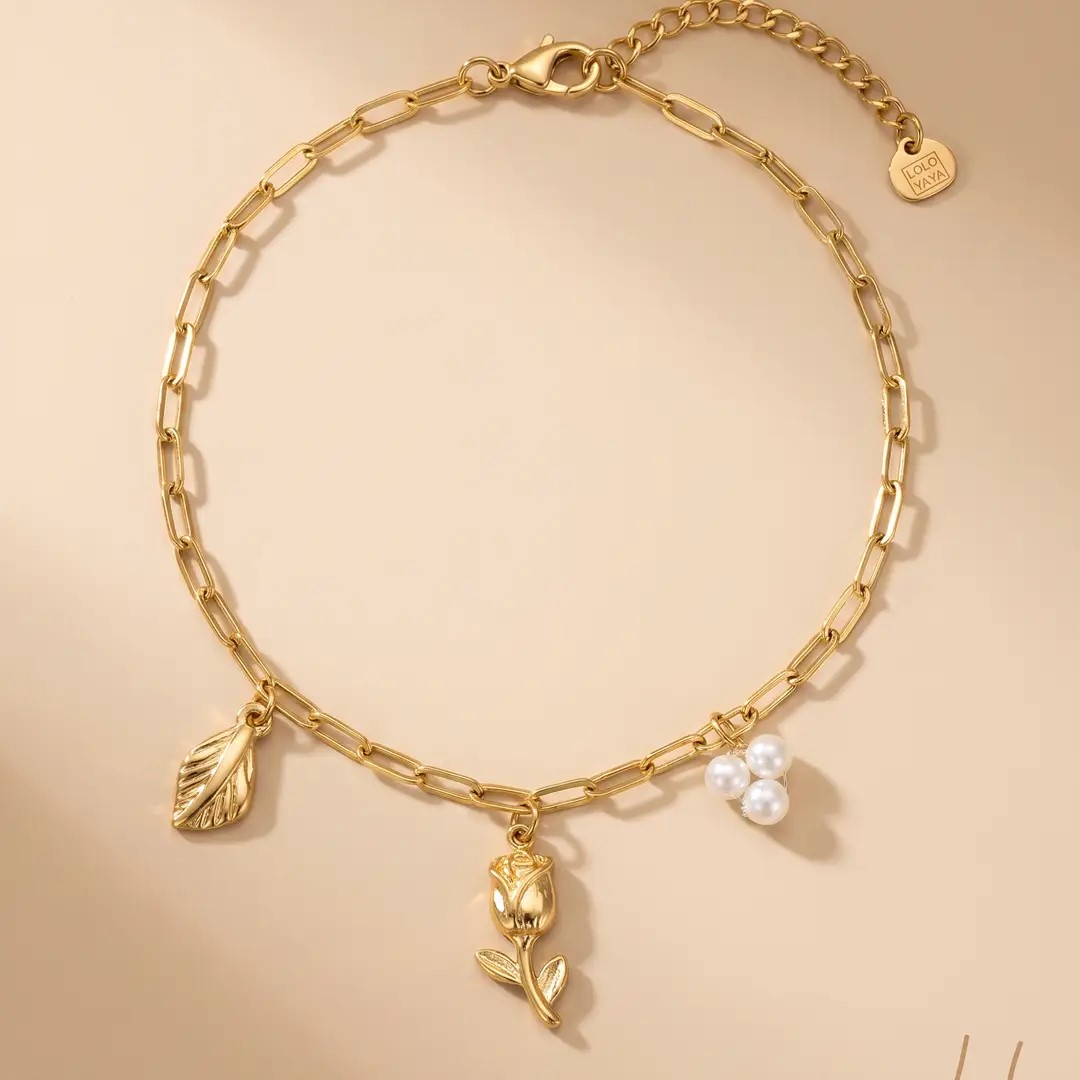 Chaine cheville flower