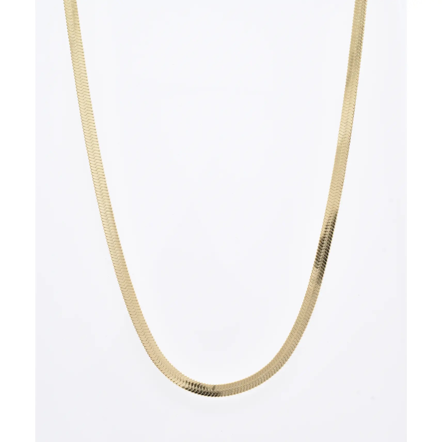 chaine serpent doré