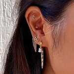 Piercing - boule nacrée 1