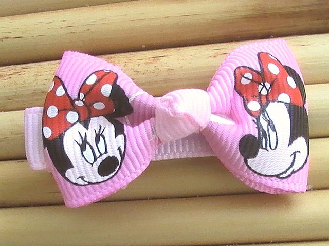 barrette-pour-chien-a-pince-minnie-rose