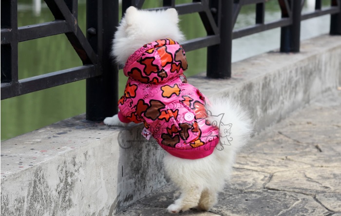 ② manteau noir rose pour petit chien t.XS - pretty pet