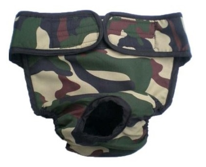 culotte hygiénique camouflage pour grand chien 111