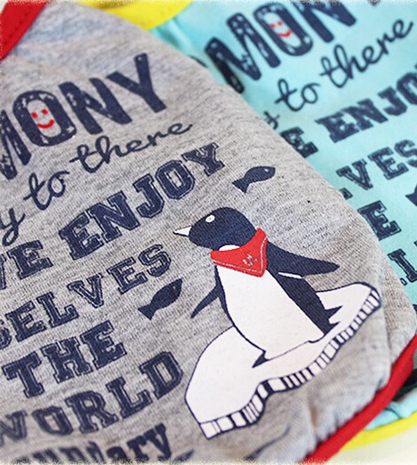 t-shirt pingouin gris pour chien 3
