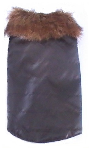 manteau doudoune noire doggy dolly pour chien