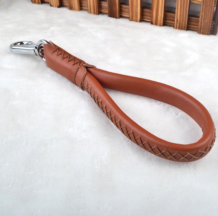 laisse courte marron pour chien 3