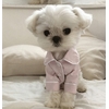 veste de pyjama rose pour chien