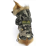 manteau chien militaire