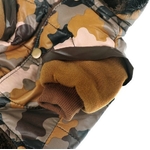 manteau pour chien camouflage marron