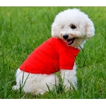 t-shirt pour chien rouge