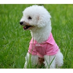 t-shirt pour chien rose