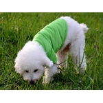 t-shirt pour chien vert fonce 2