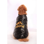 manteau doudoune adidog noire pour chien