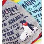 t-shirt pingouin gris pour chien 3