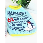t-shirt pingouin bleu pour chien 2