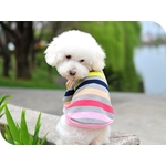 pull rose pour chien dos