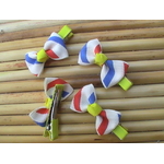 barrette tricolore pour chien