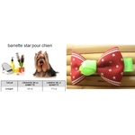 barrette star pour chien taille 4,5x2,5 cm