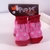 chaussette rose coeur pour chien