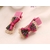 barrette noeud rose pour chien 2