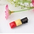 barrette bicolore rouge et jaune pour chien