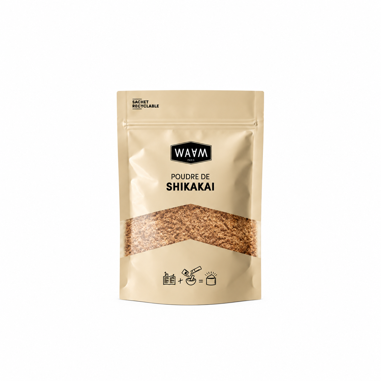 Sachet WAAM de poudre de shikakai