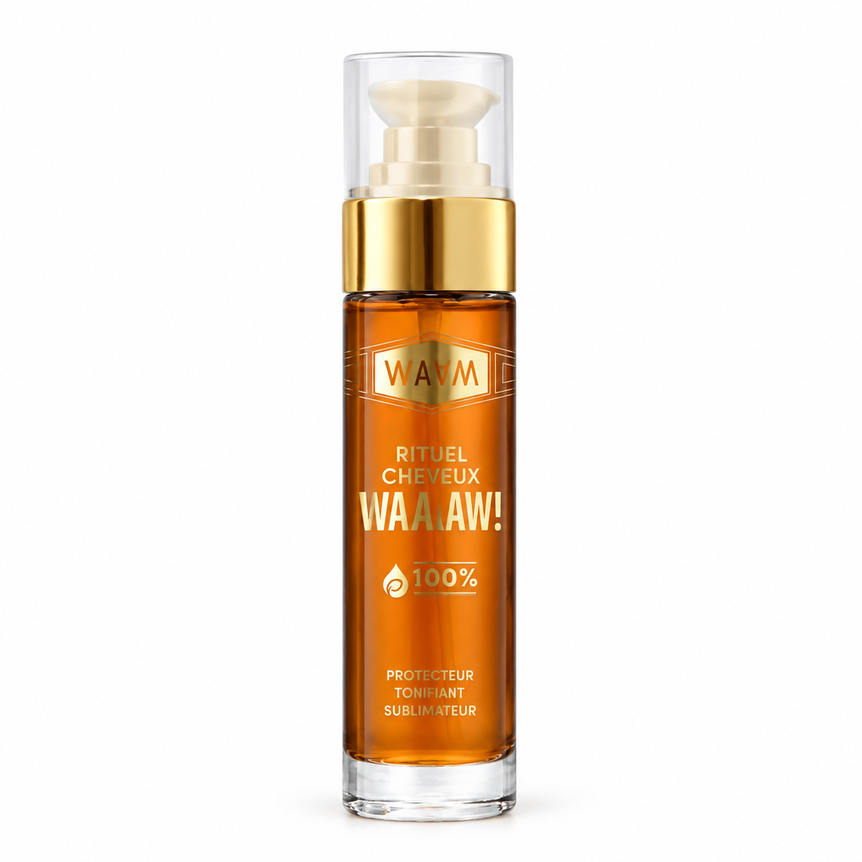 Flacon ambré WAAM Rituel Cheveux