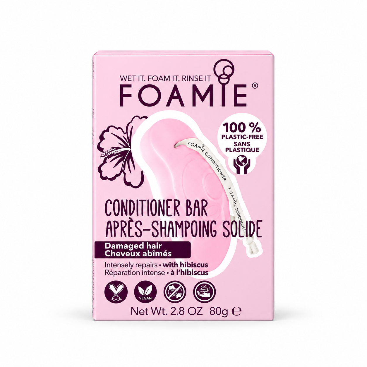 Boîte de soin capillaire FOAMIE hibiscus