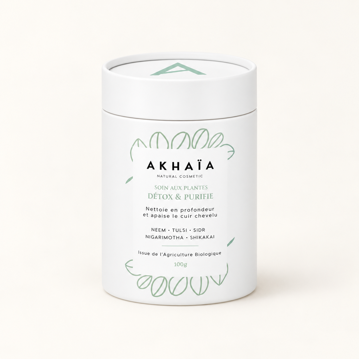 Pot de soin AKHAÏA détox végétale