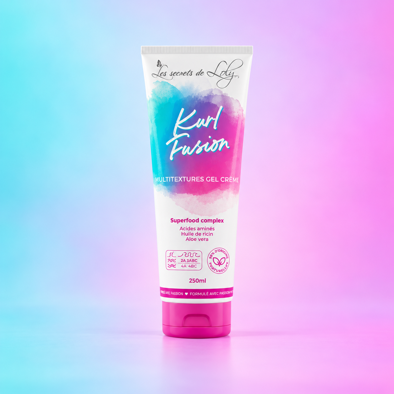 Kurl Fusion sur fond pastel