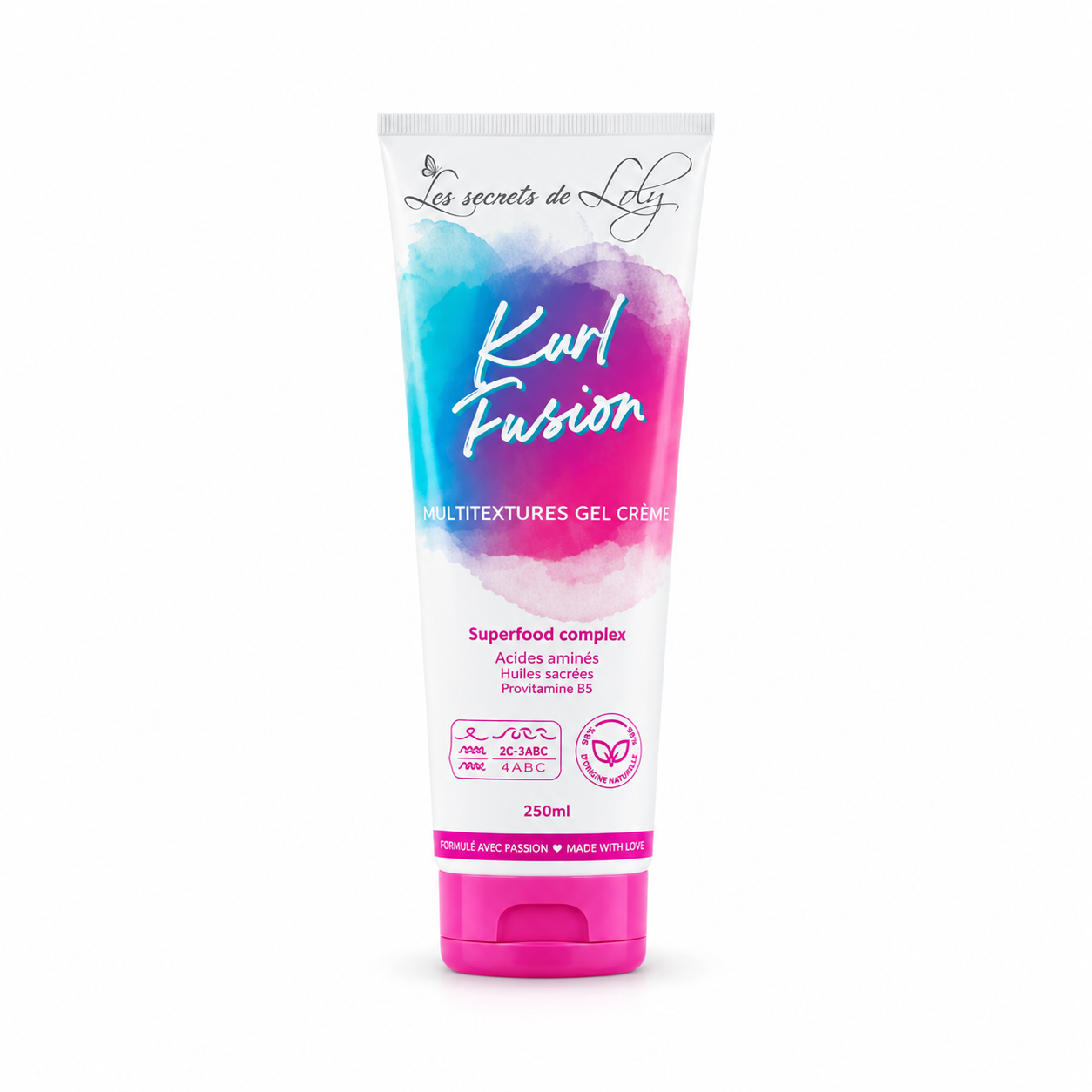 Tube Kurl Fusion sur fond blanc