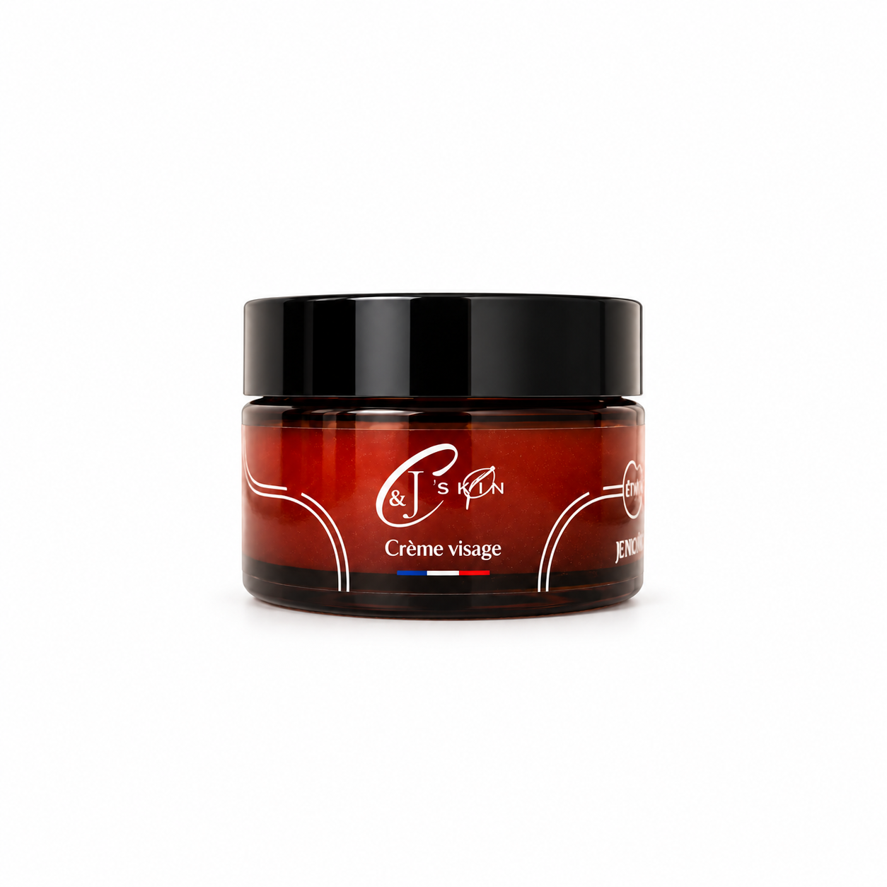 Pot de crème visage centré