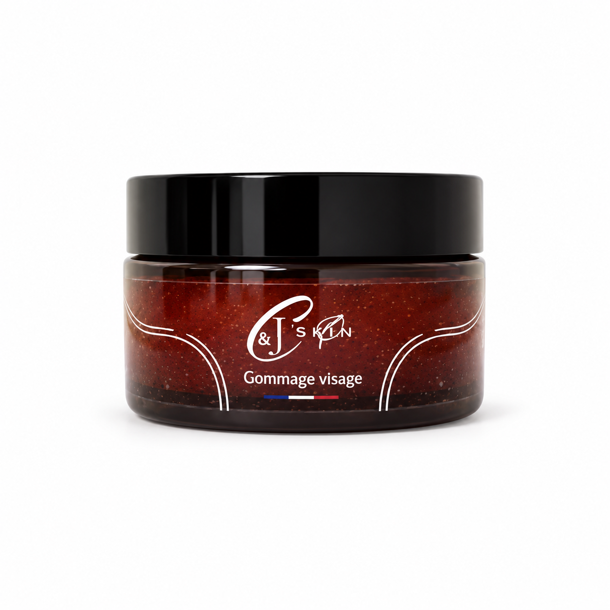 Pot ambré de gommage visage