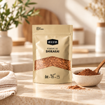 Pochette de shikakai sur comptoir de cuisine