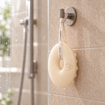 Savon ivoire lisse sous la douche