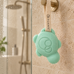 Savon tortue vert menthe suspendu