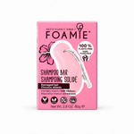 Boîte rose FOAMIE au shampoing hibiscus