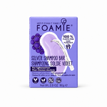 Boîte Foamie, shampoing solide violet