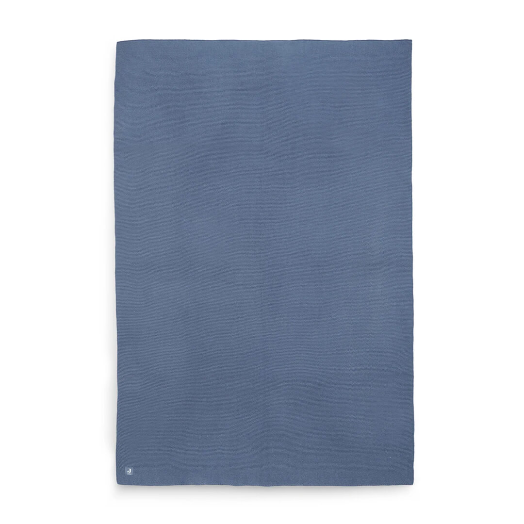 LilBoo-Couverture-Berceau-75x100cm-Basic-Knit-Bleu-3