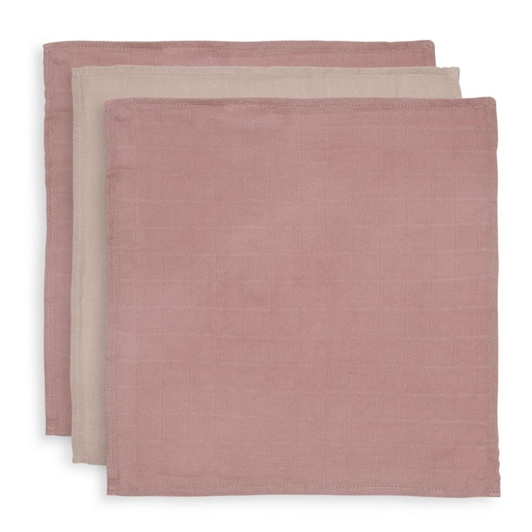 Lingettes Hydrophile Coton Rose et Rose Pâle 3 pièces