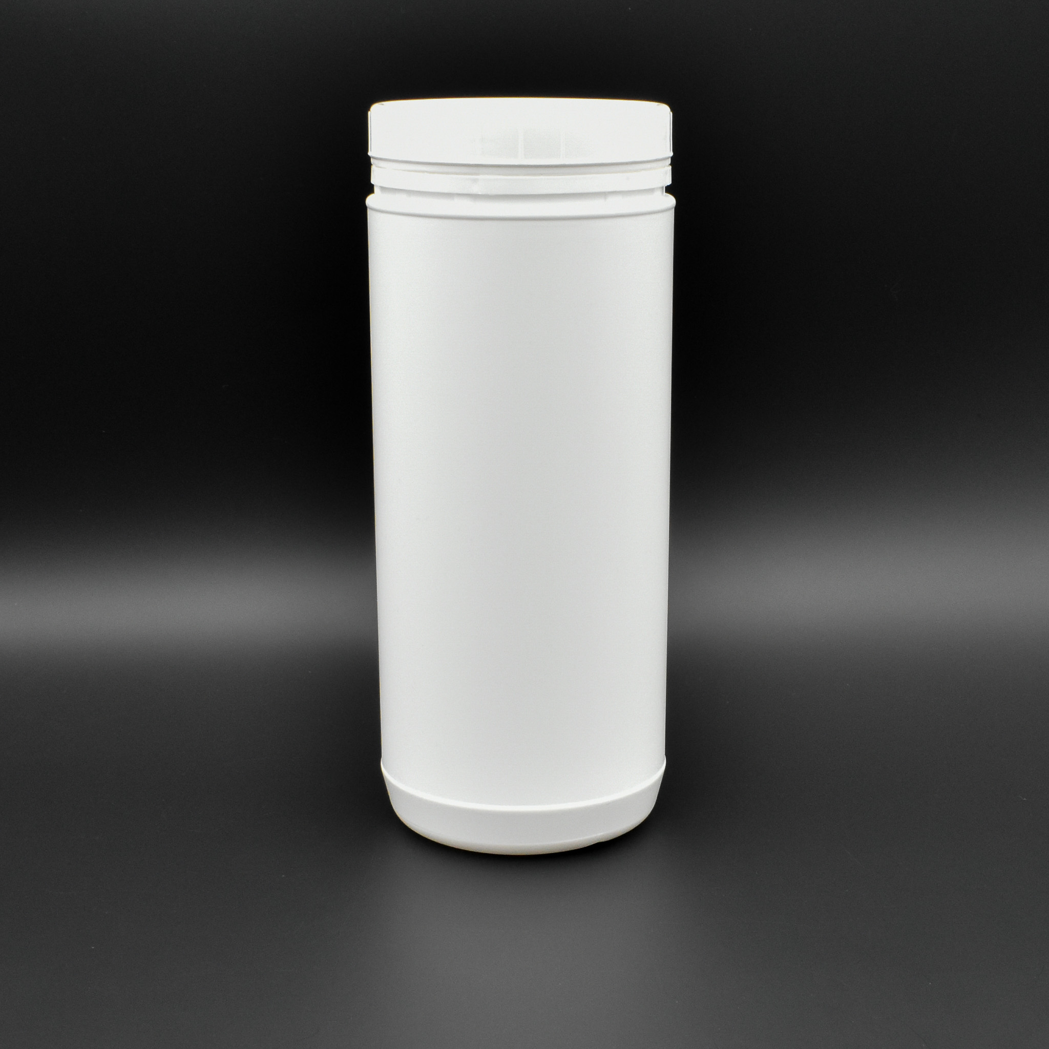Pot plastique blanc (PEHD) 1500 ml