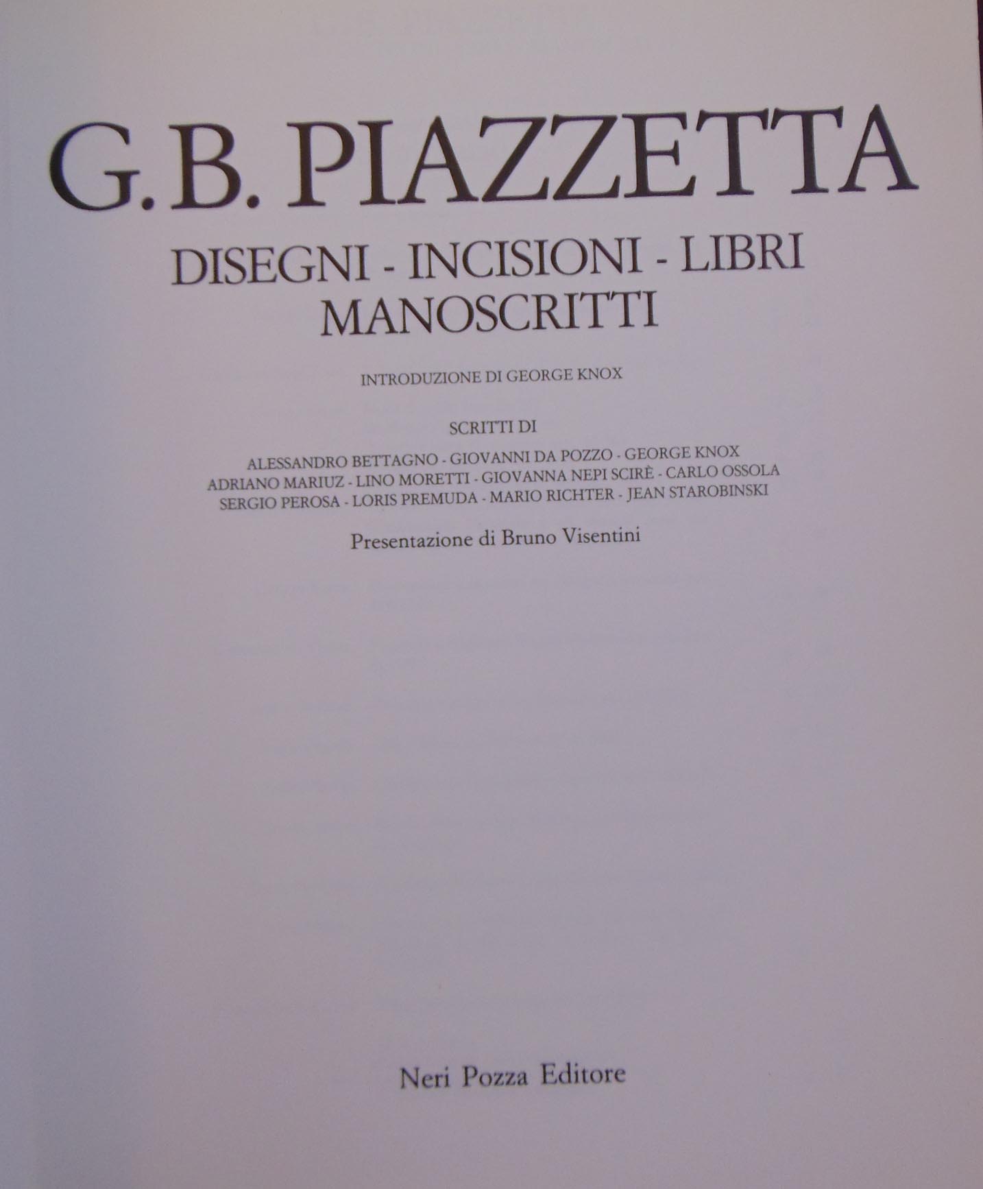 : G. B. Piazzetta. Disegni, Incisioni, Libri, Manoscritti... - D750 ...