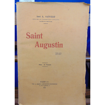 SANVERT  : Saint Augustin...