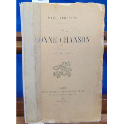 VERLAINE Paul : La Bonne Chanson.2ème édition...