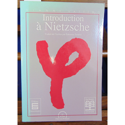 Vattimo  : Introduction à Nietzsche...
